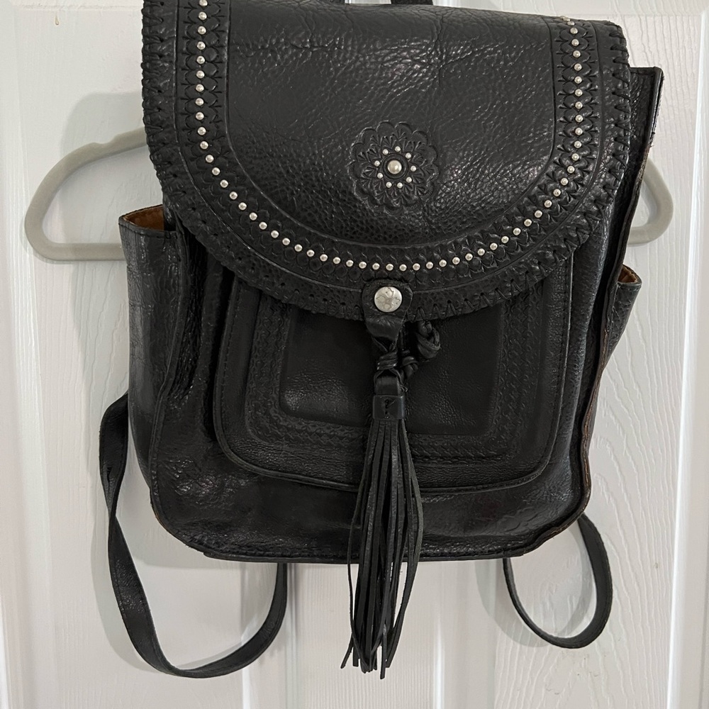 Patricia nash back pack Black leather